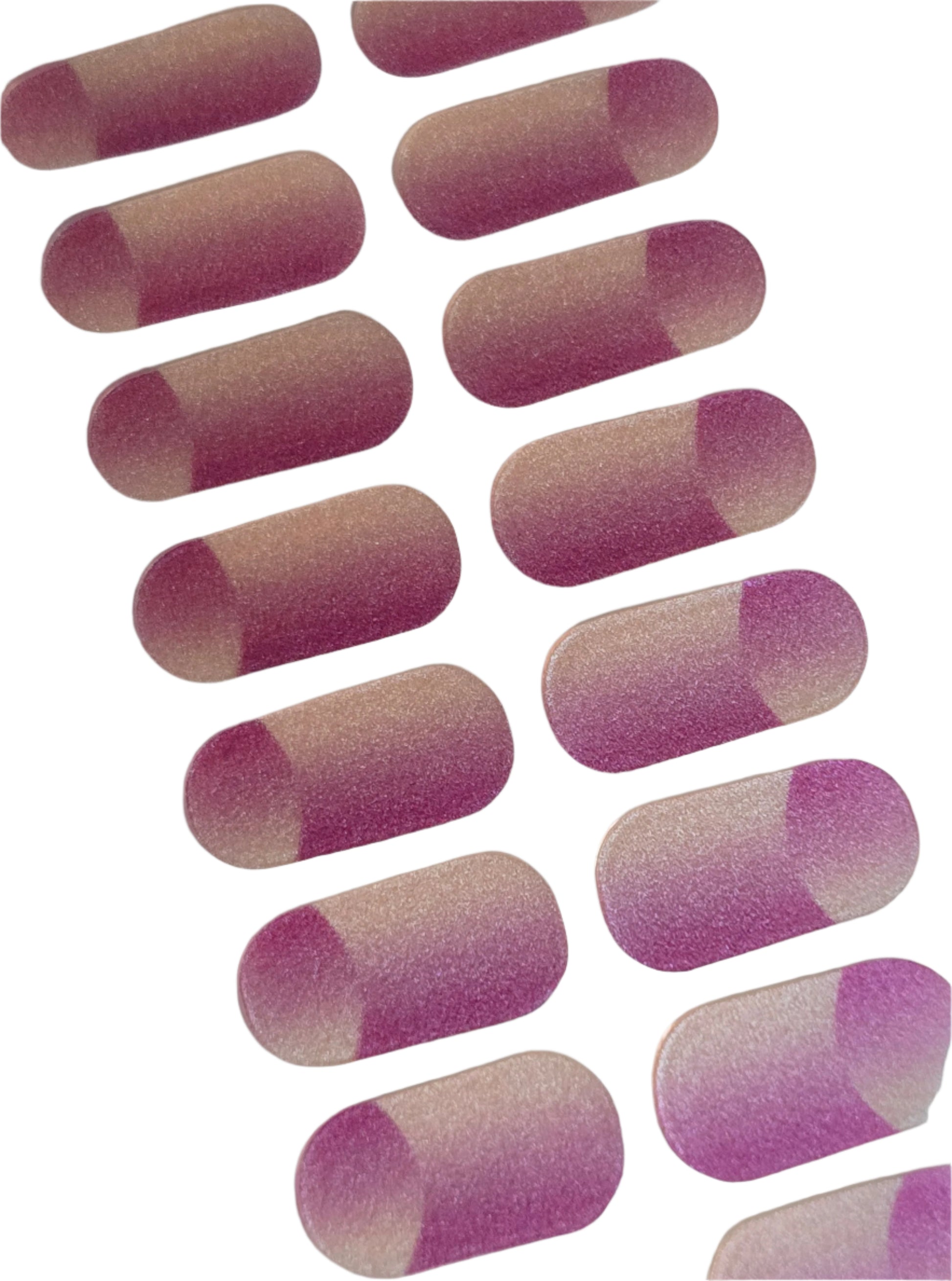 3D Caravan Pink Nail Stickers www.swipeongel.com