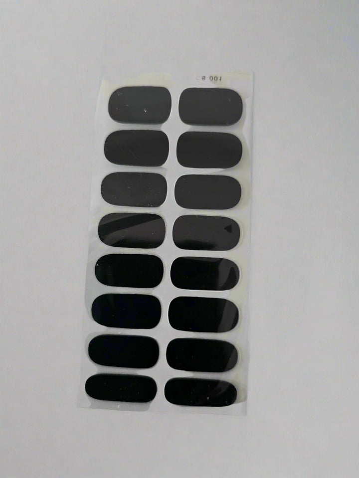 Black DIY nail sticker www.swipeongel.com