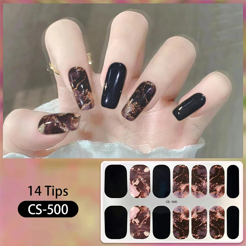 Brown Nail Flower https://swipeongel.com/