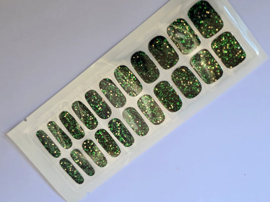 Glitter Sparkle Nail Sticker Gel: Shine Bright with Stunning Designs! www.swipeongel.com