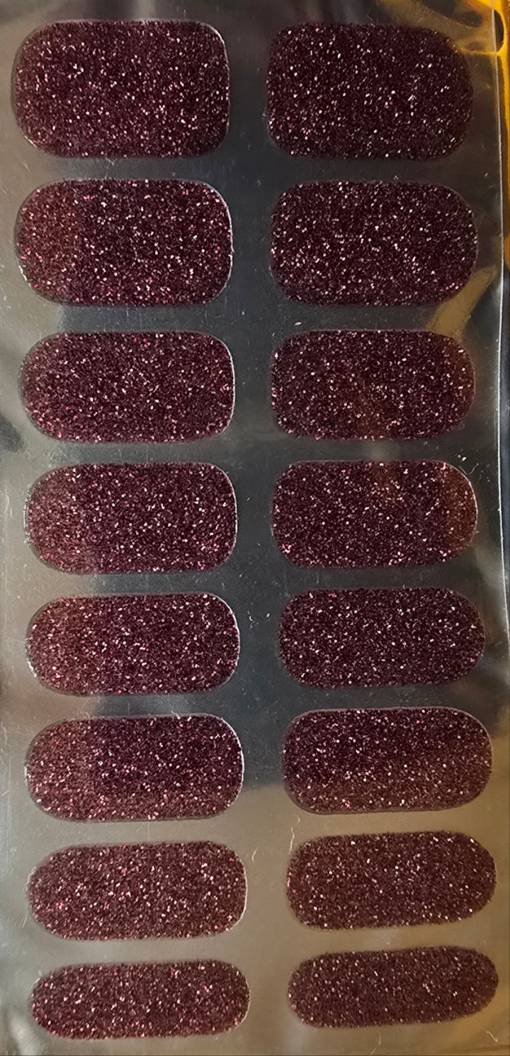Rich Maroon, Dazzling Glitter: Perfect Nail Looks