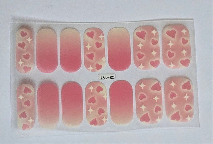 Romantic Radiance: Heart Nails for a Touch of Love