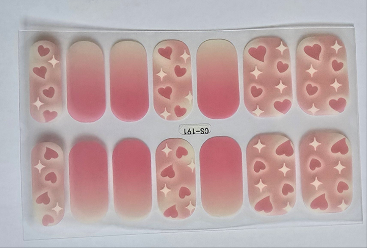 Romantic Radiance: Heart Nails for a Touch of Love