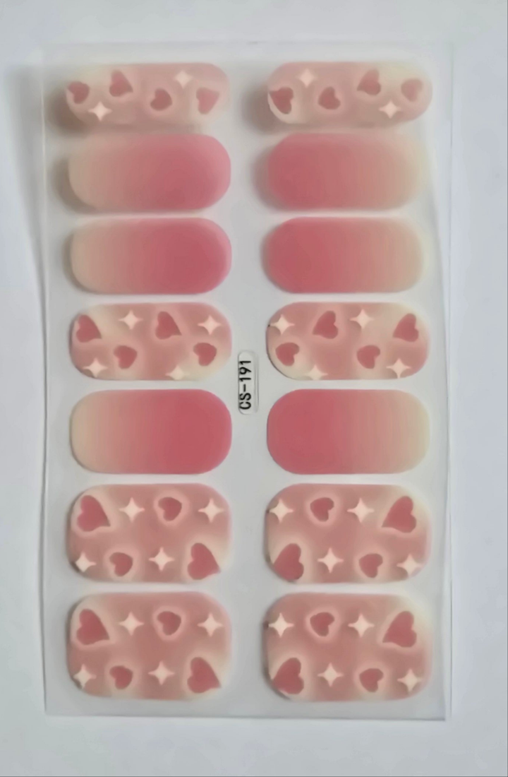 Romantic Radiance: Heart Nails for a Touch of Love
