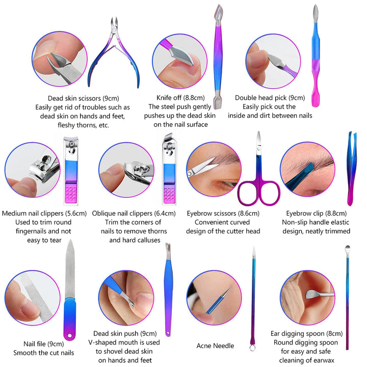 Manicure set Nail cut Info www.swipeongel.com