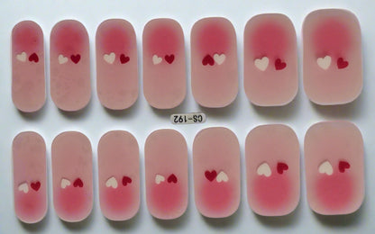 Matching Hearts Magic – Nail Art Stickers for Two www.swipeongel.com