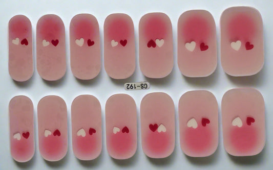 Matching Hearts Magic – Nail Art Stickers for Two www.swipeongel.com