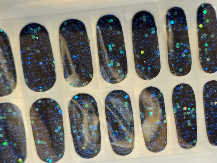  Shiny Dark Blue Nail Stickers for a Glamorous Look www.swpeongel.com