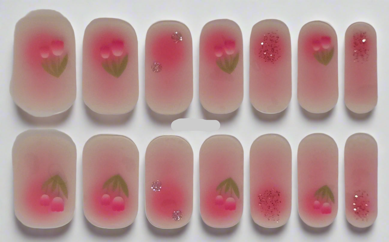 Rosy Blooms – Floral Pink Nail Art Stickers www.swipeongel.com
