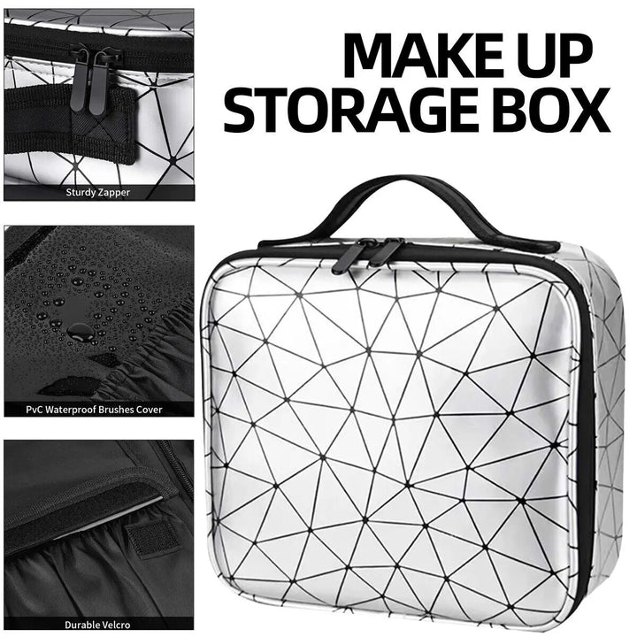 Extra Large Make Up Vanity Case/Storage Box Organizer Cosmetic Travel Beauty Bag