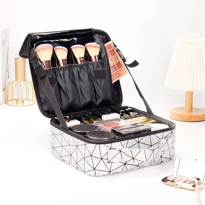 Extra Large Make Up Vanity Case/Storage Box Organizer Cosmetic Travel Beauty Bag