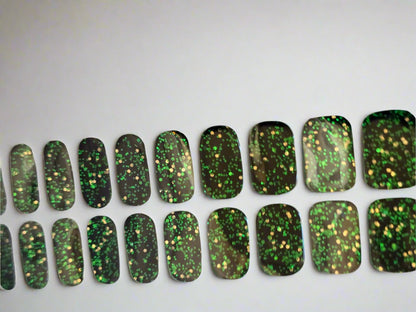 Glitter Sparkle Nail Sticker Gel: Shine Bright with Stunning Designs! www.swipeongel.com