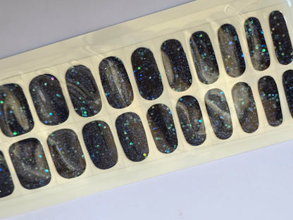  Shiny Dark Blue Nail Stickers for a Glamorous Look www.swpeongel.com