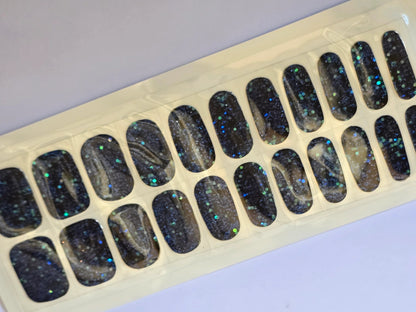  Shiny Dark Blue Nail Stickers for a Glamorous Look www.swpeongel.com