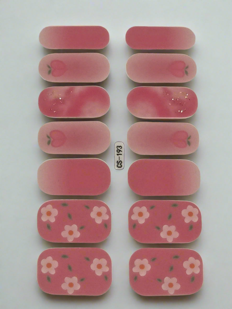 baby pink nail stickers swipeongel.com