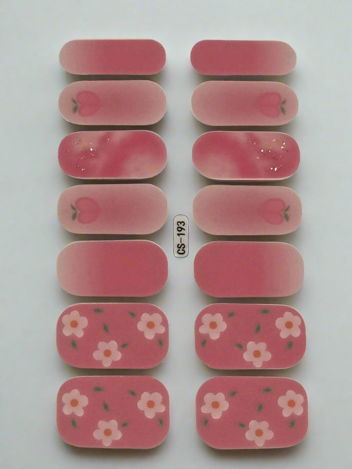 baby pink nail stickers swipeongel.com