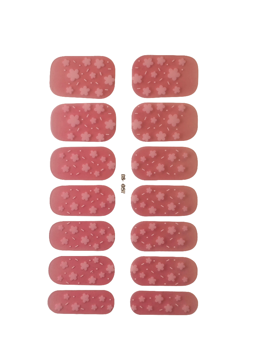 Create Your Own Floral Masterpiece with Cherry Blossom Nail Stickers.