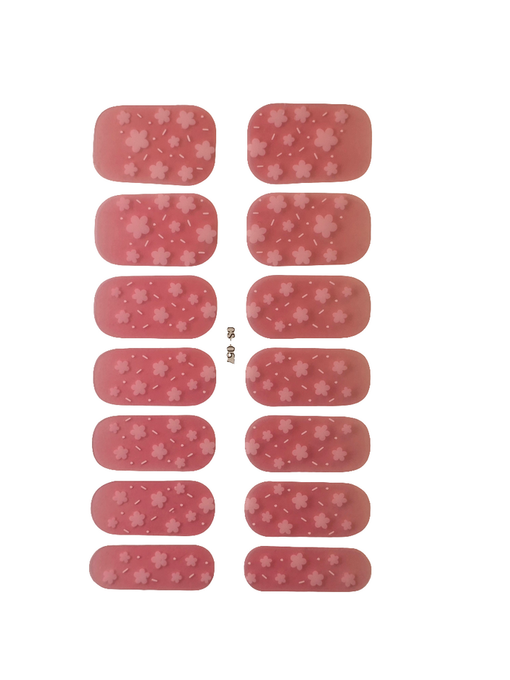 Create Your Own Floral Masterpiece with Cherry Blossom Nail Stickers.
