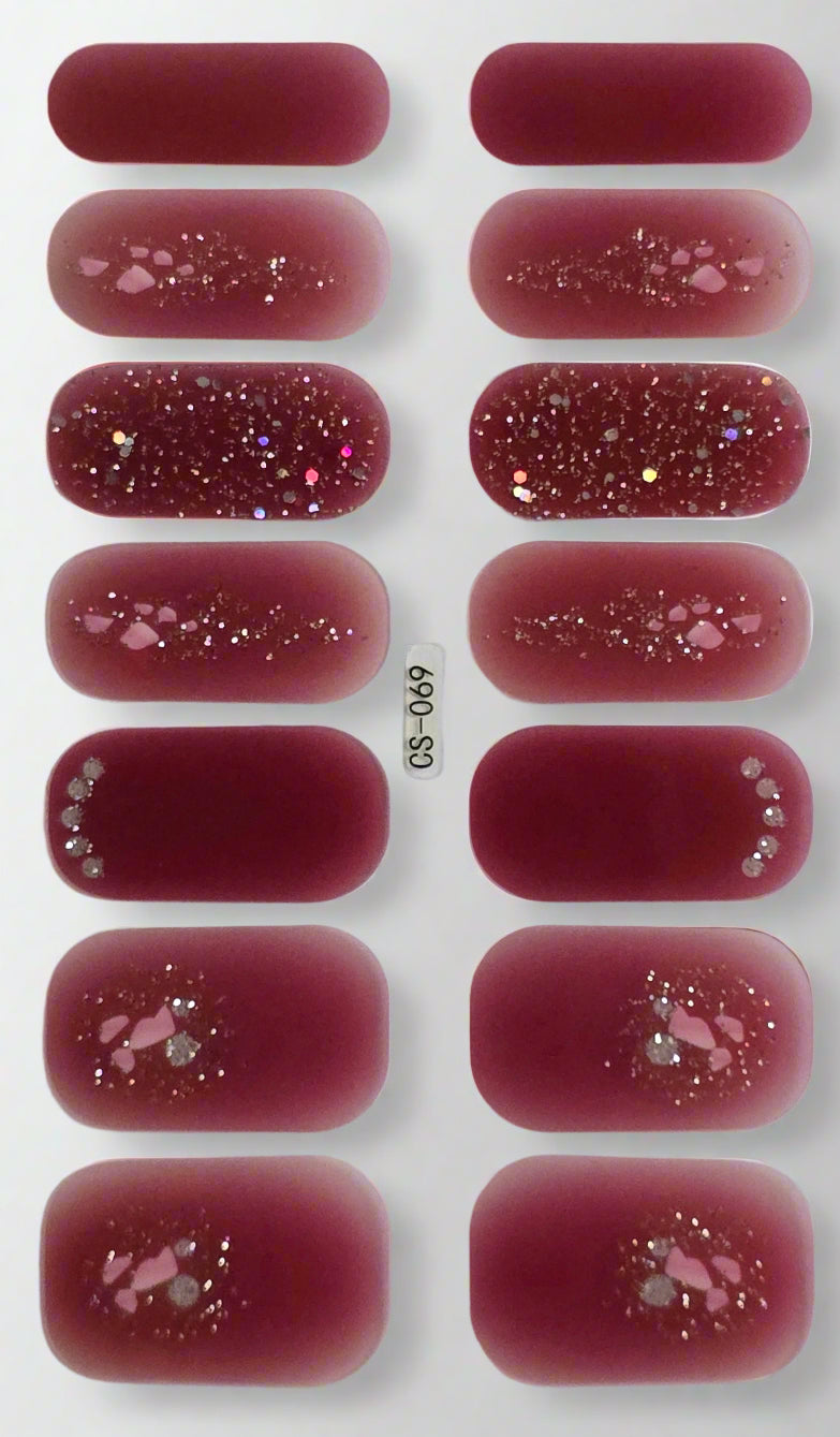 Maroon Magic Glitter
