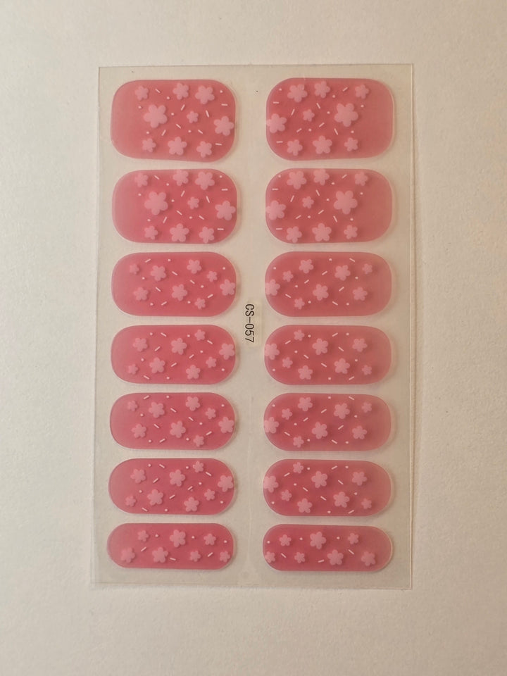 Create Your Own Floral Masterpiece with Cherry Blossom Nail Stickers.