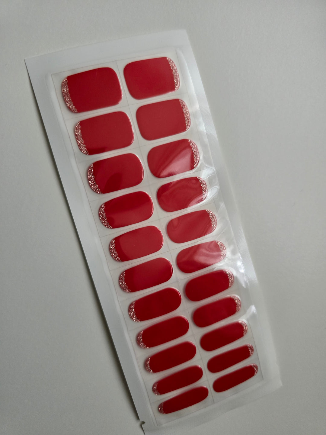 Spicy Red Nail Stickers – Bold, Vibrant Color for a Striking Look