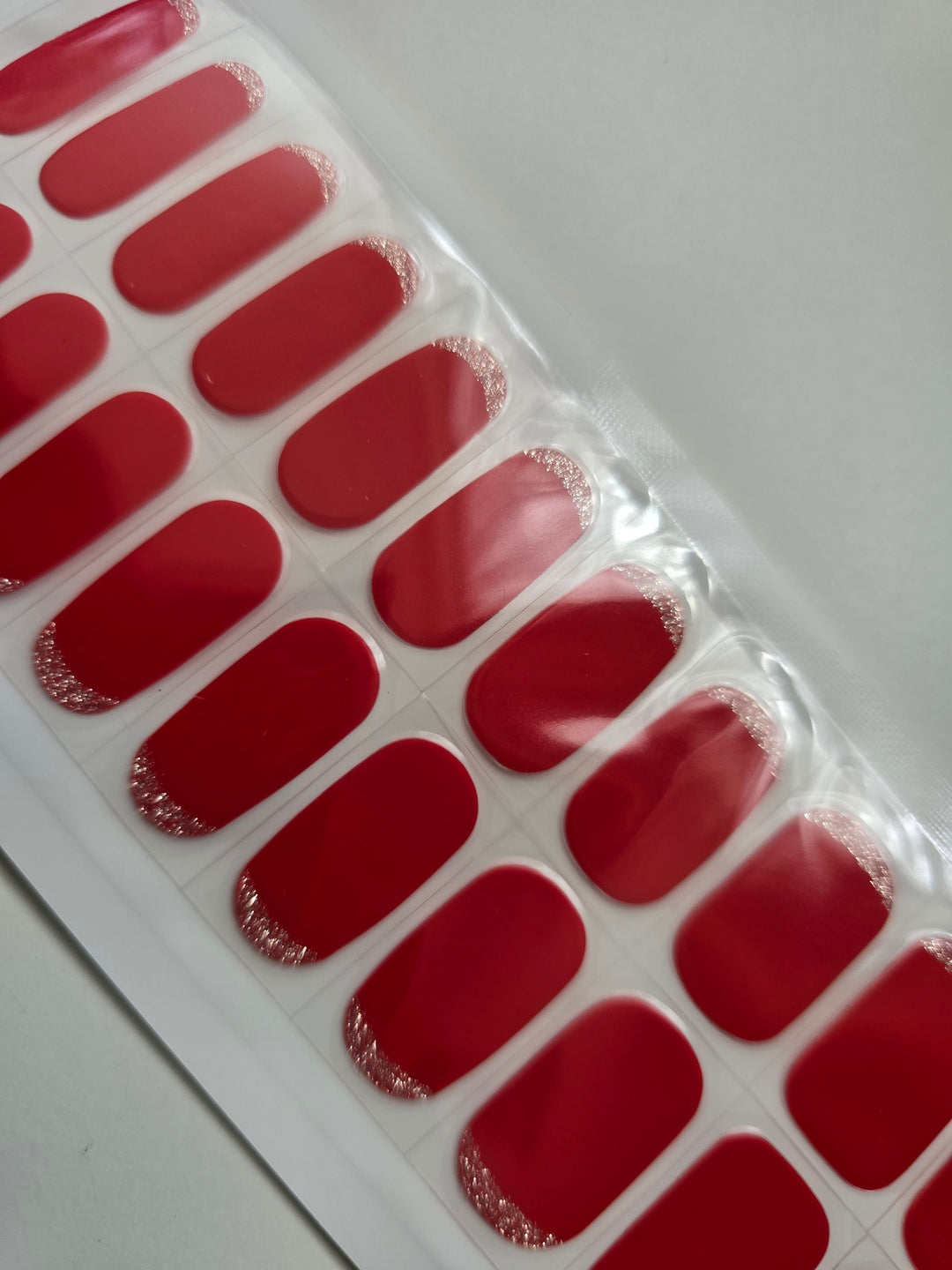 Spicy Red Nail Stickers – Bold, Vibrant Color for a Striking Look