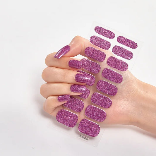 Plain Colour Nail Sticker