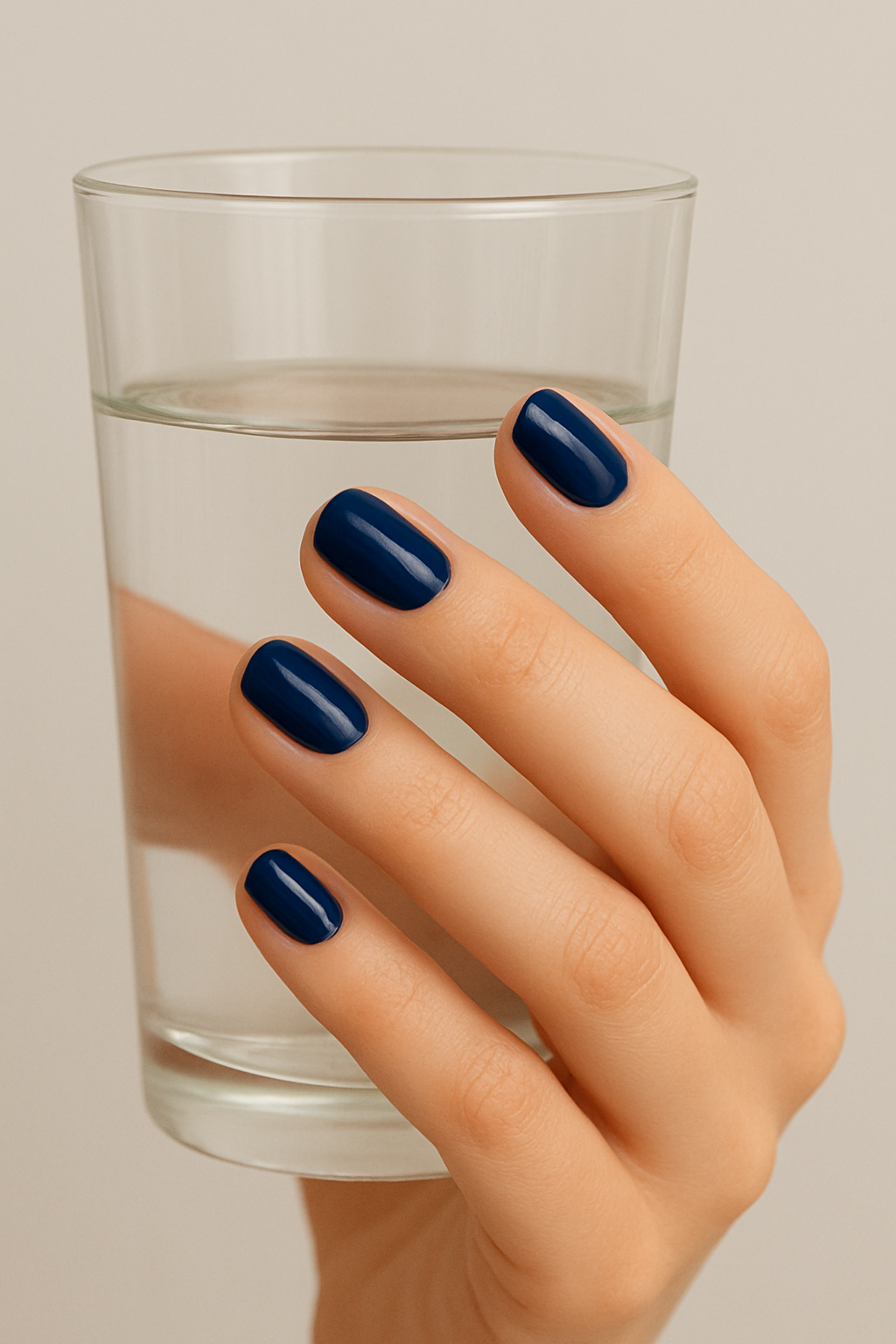 Elegant Dark Blue Nails: A Timeless Trend