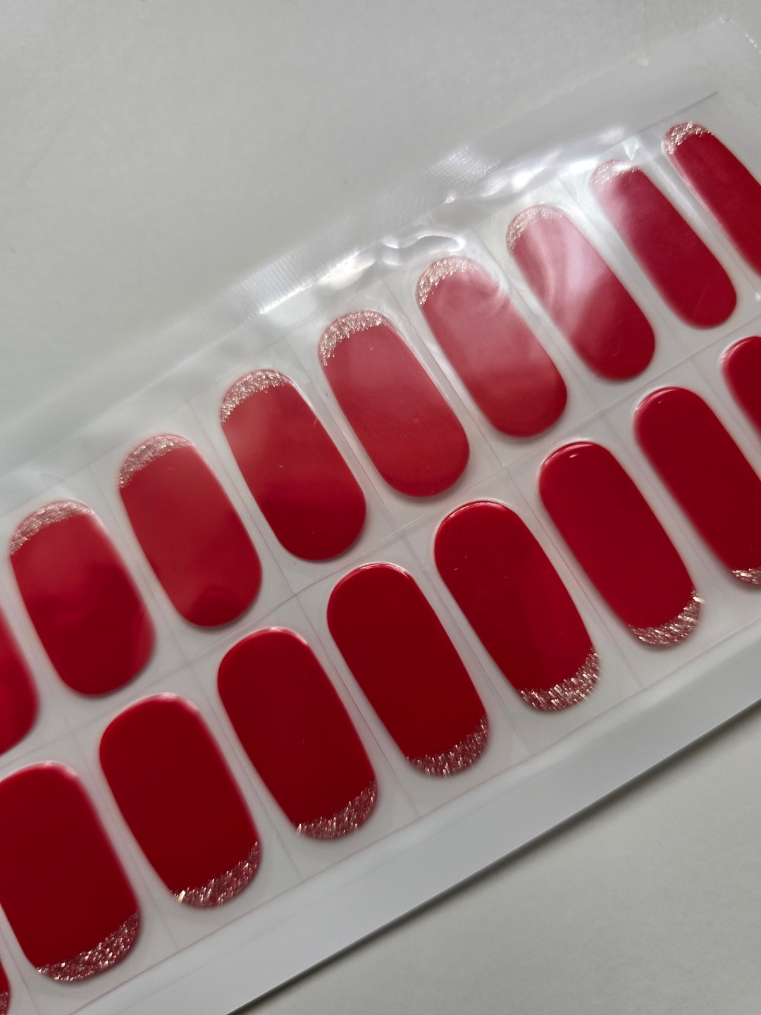 Spicy Red Nail Stickers – Bold, Vibrant Color for a Striking Look
